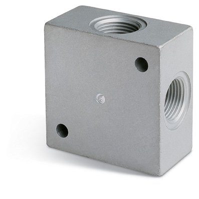 3/8" BSPP 4 WAY DISTRIBUTION BLOCK - 3033 3/8